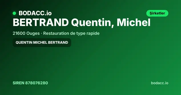 BERTRAND Quentin, Michel