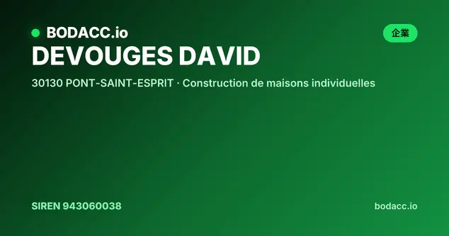 DEVOUGES DAVID