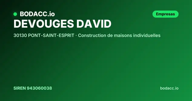 DEVOUGES DAVID