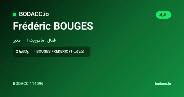 Frédéric BOUGES