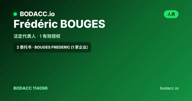 Frédéric BOUGES